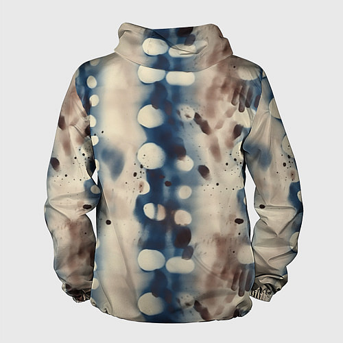 Мужская ветровка Тай дай паттерн / 3D-Черный – фото 2