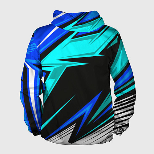 Мужская ветровка Фольцваген - sport uniform / 3D-Черный – фото 2