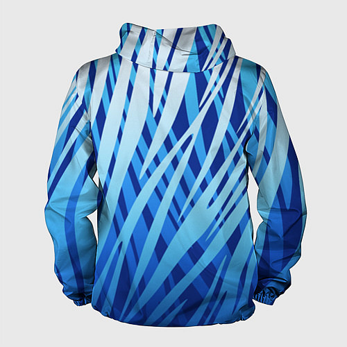 Мужская ветровка Volkswagen - синий камуфляж / 3D-Черный – фото 2