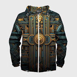 Мужская ветровка Симметрический узор в египетском стиле