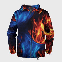 Мужская ветровка Огонь и вода как две стихии