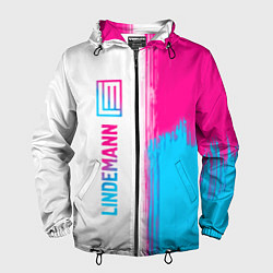 Мужская ветровка Lindemann neon gradient style по-вертикали