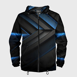 Мужская ветровка Абстрактная вселенная черного