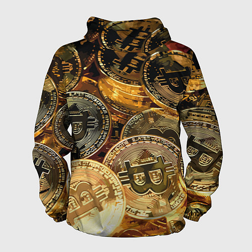 Мужская ветровка Золото цифровой эры / 3D-Черный – фото 2