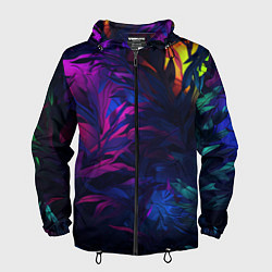 Мужская ветровка Абстрактный камуфляж в кислотных абстрактных пятна