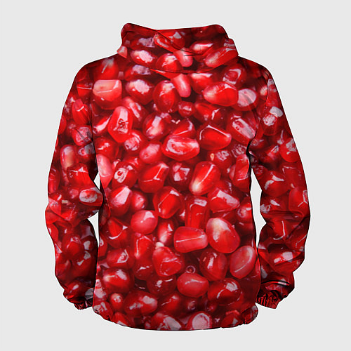 Мужская ветровка Спелые зёрна граната / 3D-Черный – фото 2