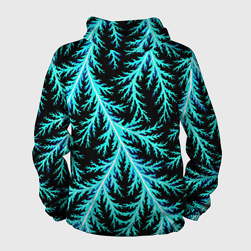 Мужская ветровка Разряды электричества Tie Dye / 3D-Черный – фото 2