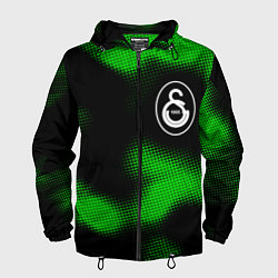 Ветровка с капюшоном мужская Galatasaray sport halftone, цвет: 3D-черный