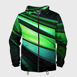 Мужская ветровка Абстрактные геометрические плавные линии минимализ