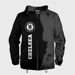 Мужская ветровка Chelsea sport на темном фоне по-вертикали