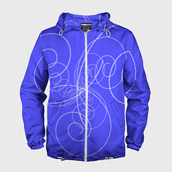 Мужская ветровка Спирали расходящиеся в стороны