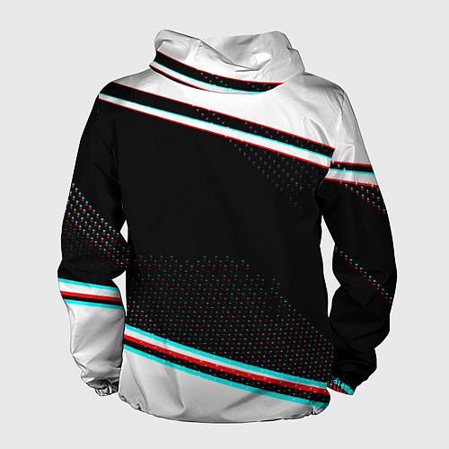 Мужская ветровка Among us geometry steel / 3D-Черный – фото 2