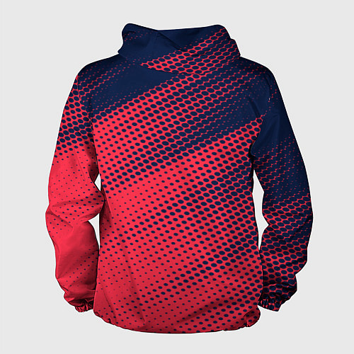 Мужская ветровка Яркий абстрактный узор для спорта / 3D-Черный – фото 2