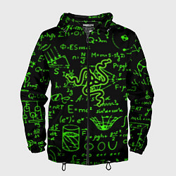 Ветровка с капюшоном мужская Razer patten symbol, цвет: 3D-черный