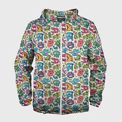 Мужская ветровка Лесные чудовища
