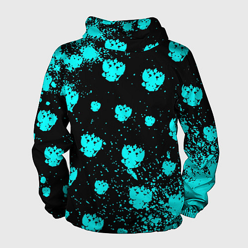 Мужская ветровка Герб текстура РФ / 3D-Черный – фото 2