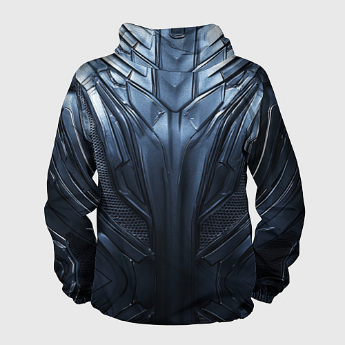 Мужская ветровка Металлический карбон / 3D-Черный – фото 2
