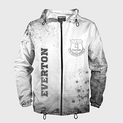 Ветровка с капюшоном мужская Everton - white gradient вертикально, цвет: 3D-черный