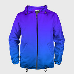 Мужская ветровка Фиолетово синий градиент