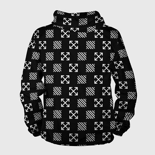 Мужская ветровка BMW pattern / 3D-Черный – фото 2
