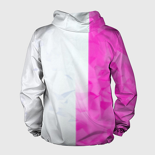 Мужская ветровка Game over pink abstraction / 3D-Черный – фото 2
