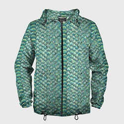 Мужская ветровка Змеиная кожа паттерн