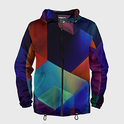 Мужская ветровка Геометрия мозаика