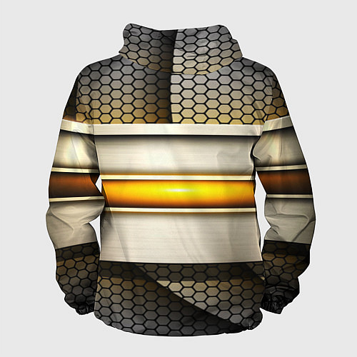 Мужская ветровка Nissan sport avto metal / 3D-Черный – фото 2