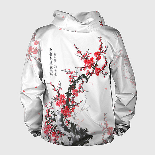 Мужская ветровка Китайская слива / 3D-Черный – фото 2