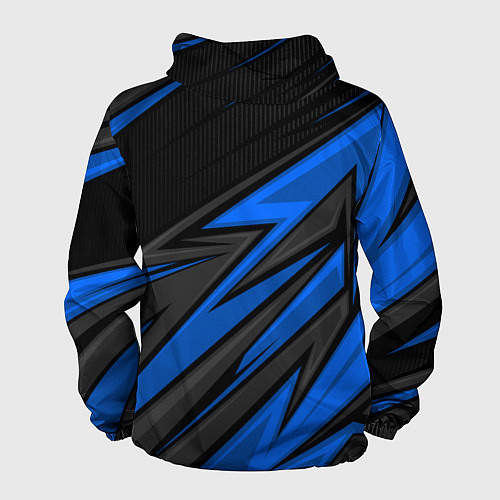 Мужская ветровка Субару - синяя спорт униформа / 3D-Черный – фото 2