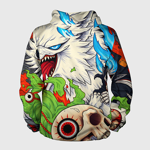 Мужская ветровка Японские ужастики / 3D-Черный – фото 2