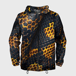 Мужская ветровка Текстура змеи