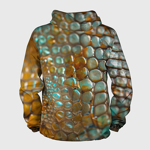 Мужская ветровка Почувствуй себя змеей / 3D-Черный – фото 2