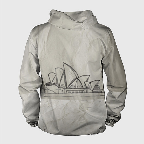 Мужская ветровка Сидней / 3D-Черный – фото 2