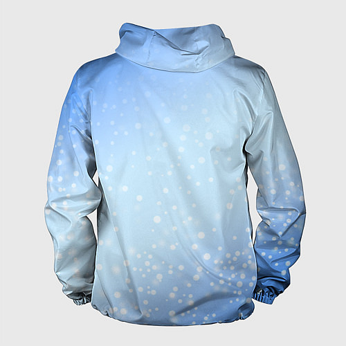 Мужская ветровка Змеи к нам приходят 2025 / 3D-Черный – фото 2