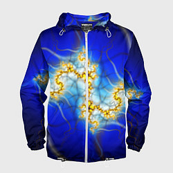 Мужская ветровка Фрактальный узор мерцание