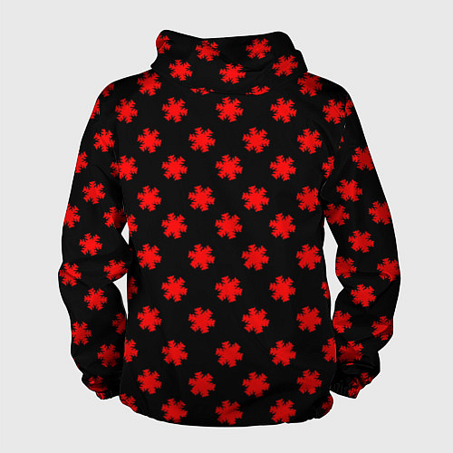 Мужская ветровка Bullet for my valentine pattern / 3D-Черный – фото 2
