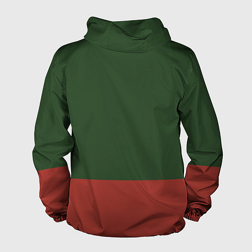 Мужская ветровка Мотострелковые войска: герб со щитом / 3D-Черный – фото 2