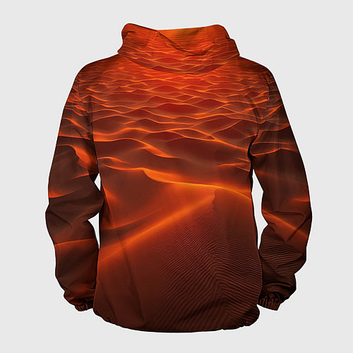 Мужская ветровка Красная жара / 3D-Черный – фото 2
