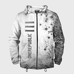 Мужская ветровка OneRepublic - white gradient по-вертикали