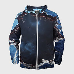 Мужская ветровка Объемная дыра в стене текстура