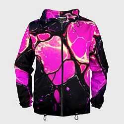 Мужская ветровка Розовые пятна в текстуре