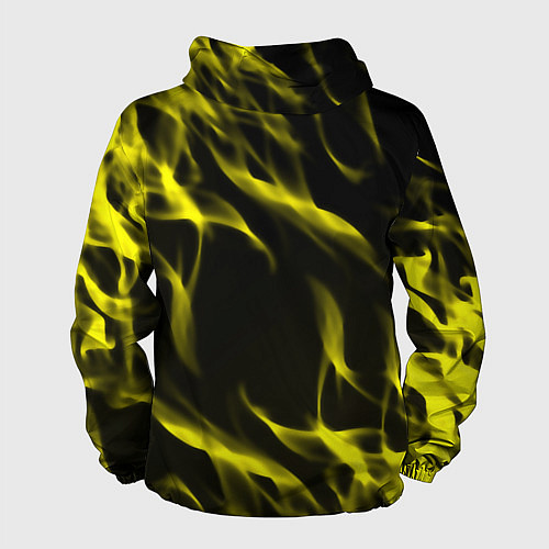 Мужская ветровка Opel огненный стиль / 3D-Черный – фото 2