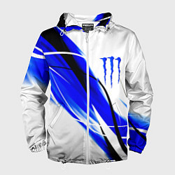 Мужская ветровка Monster energy линии абстракции