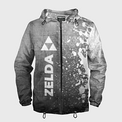 Мужская ветровка Zelda - grey gradient по-вертикали