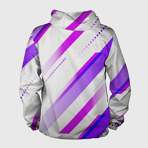 Мужская ветровка Color white pink / 3D-Черный – фото 2