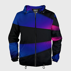 Ветровка с капюшоном мужская Multicoloured, цвет: 3D-черный