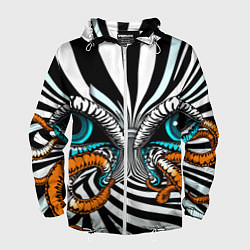 Мужская ветровка Глаз и щупальца