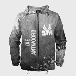 Мужская ветровка Die Antwoord - grey gradient вертикально