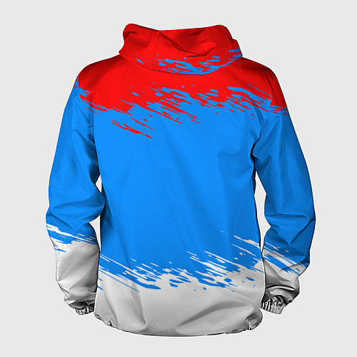 Мужская ветровка Патриот - флаг / 3D-Черный – фото 2